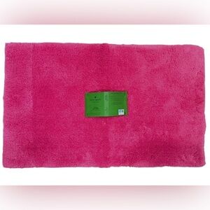 Kate Spade New York Hot Pink Plush  Bath Rug 20x32 💖♠️ New